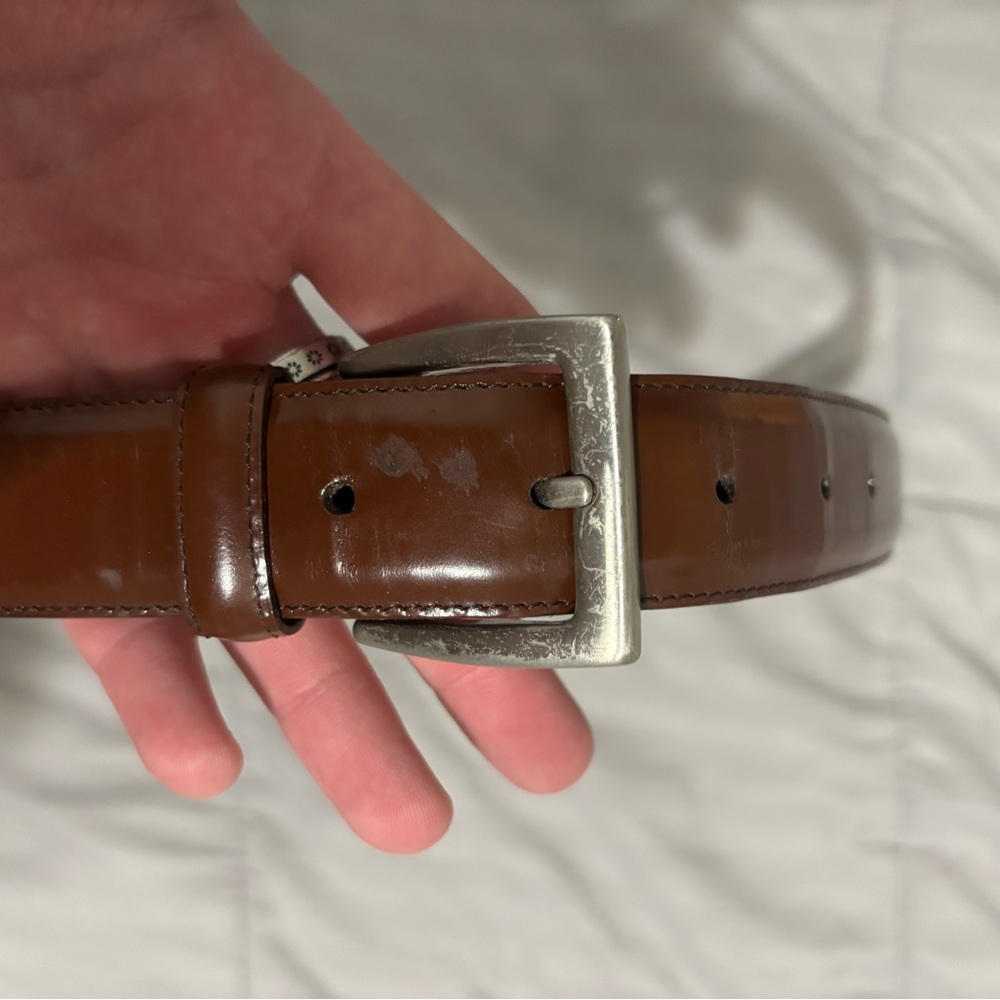 Brown Leather Women’s Coach Belt - Picture 7 of 8
